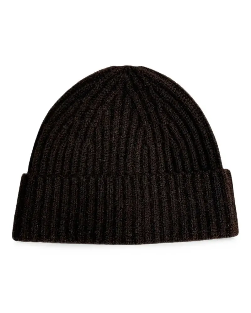 Lisa Yang Martigny Beanie aus Kaschmir - Braun Braun