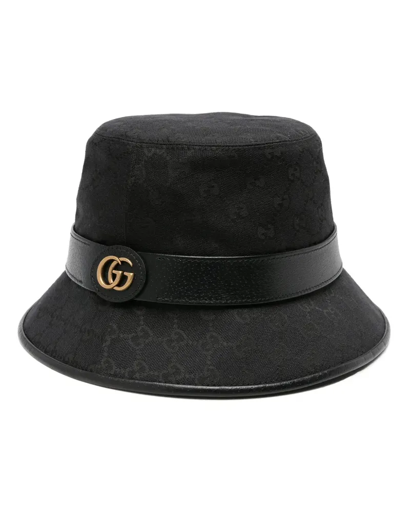 Gucci Fischerhut aus GG Canvas - Schwarz Schwarz