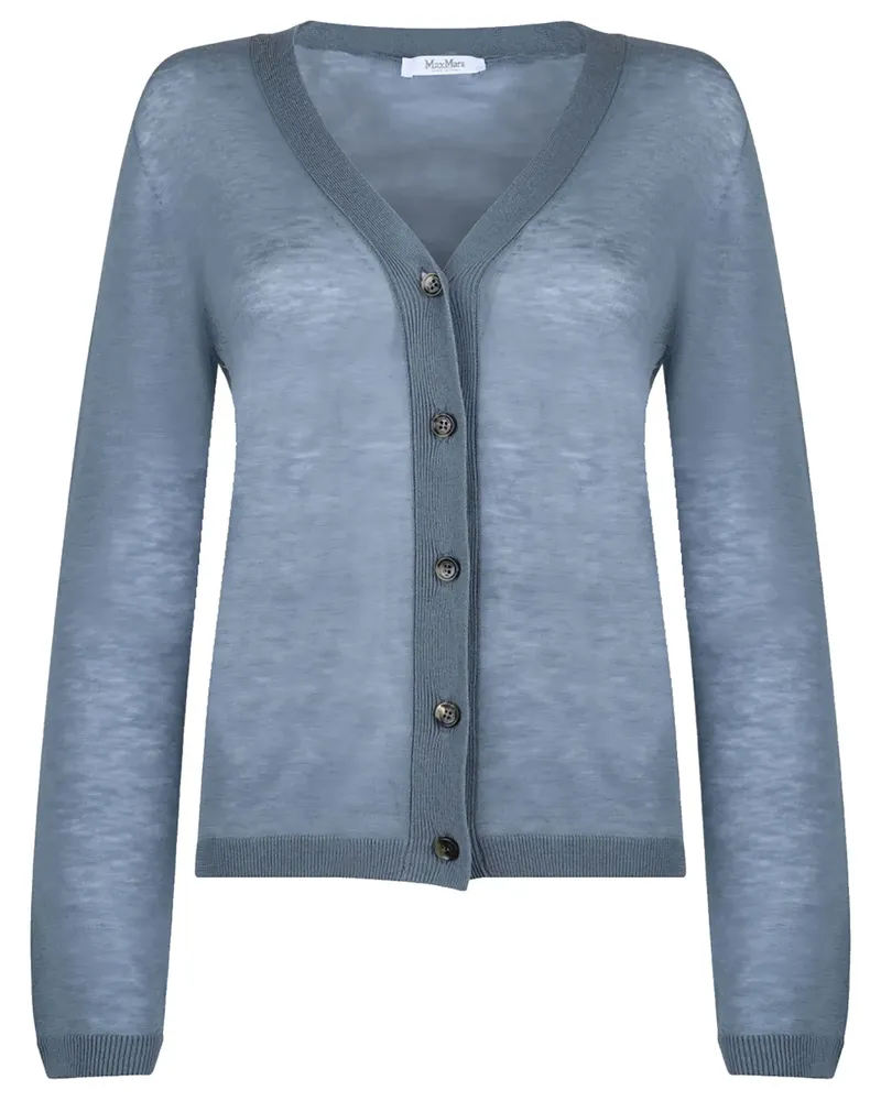 Max Mara Max Mara Cardigan aus Wolle - Blau Blau