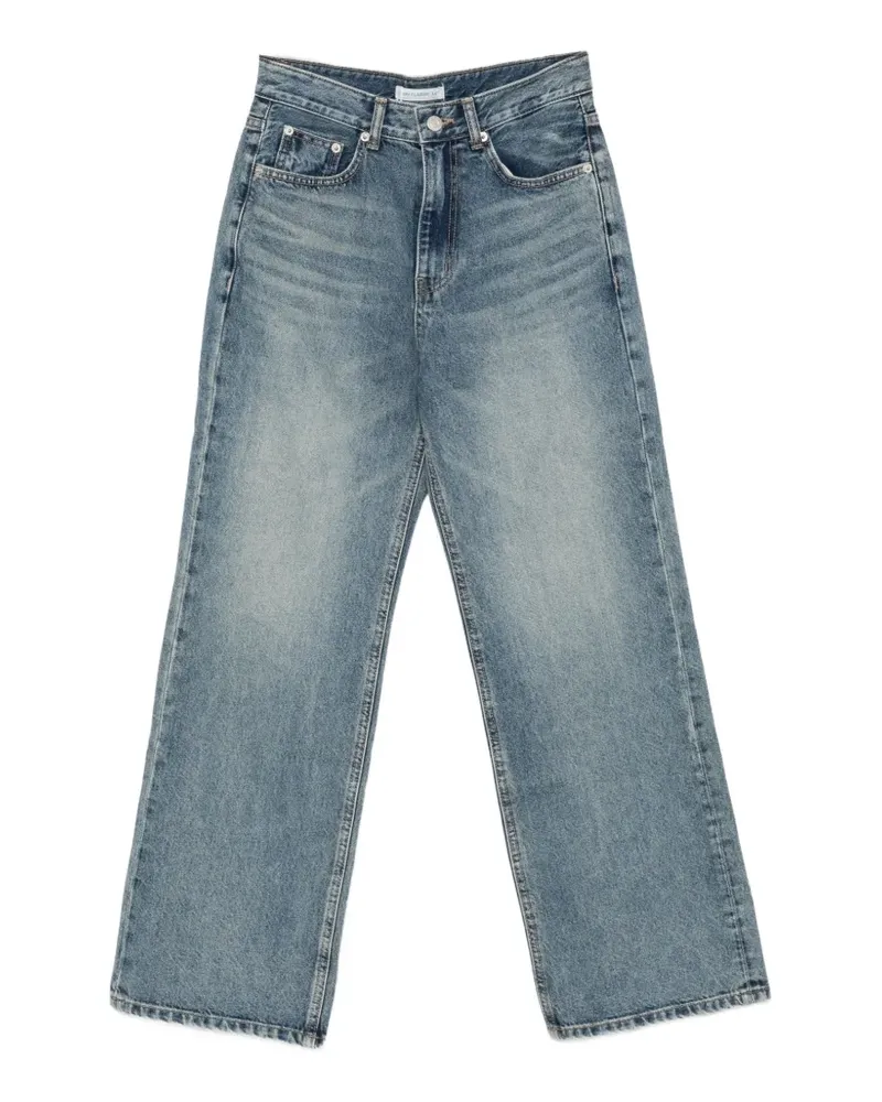 LOW CLASSIC faded wide-leg jeans - Blau Blau