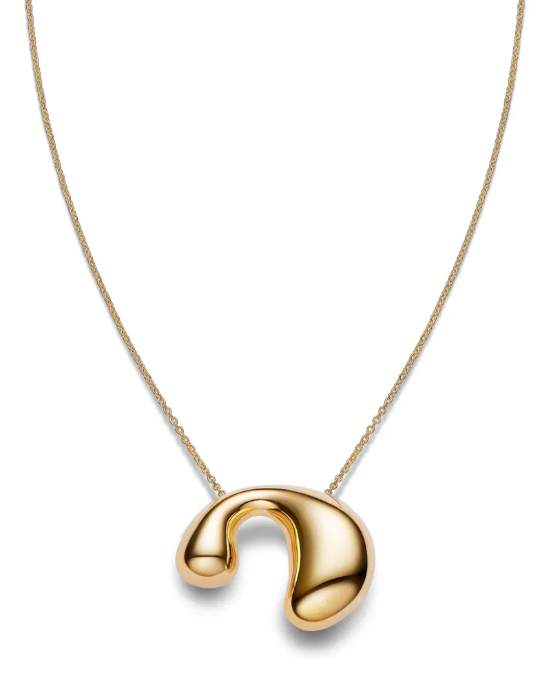 Maria Black Dolphin necklace - Gold Gold