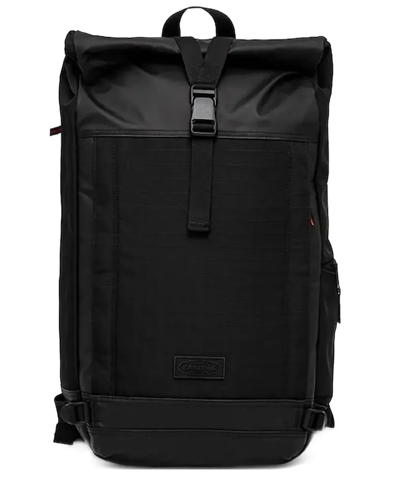 Eastpak Rucksack mit Rollverschluss - Schwarz Schwarz