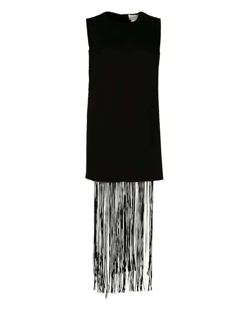 SPORTMAX Finnici Minikleid mit Fransen - Schwarz Schwarz
