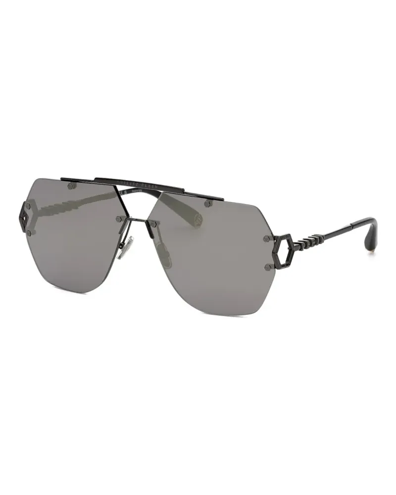 Philipp Plein tinted-lens sunglasses - Schwarz Schwarz