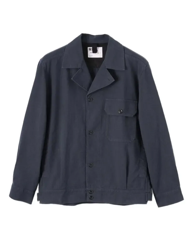Margaret Howell MHL. Utility herringbone jacket - Blau Blau