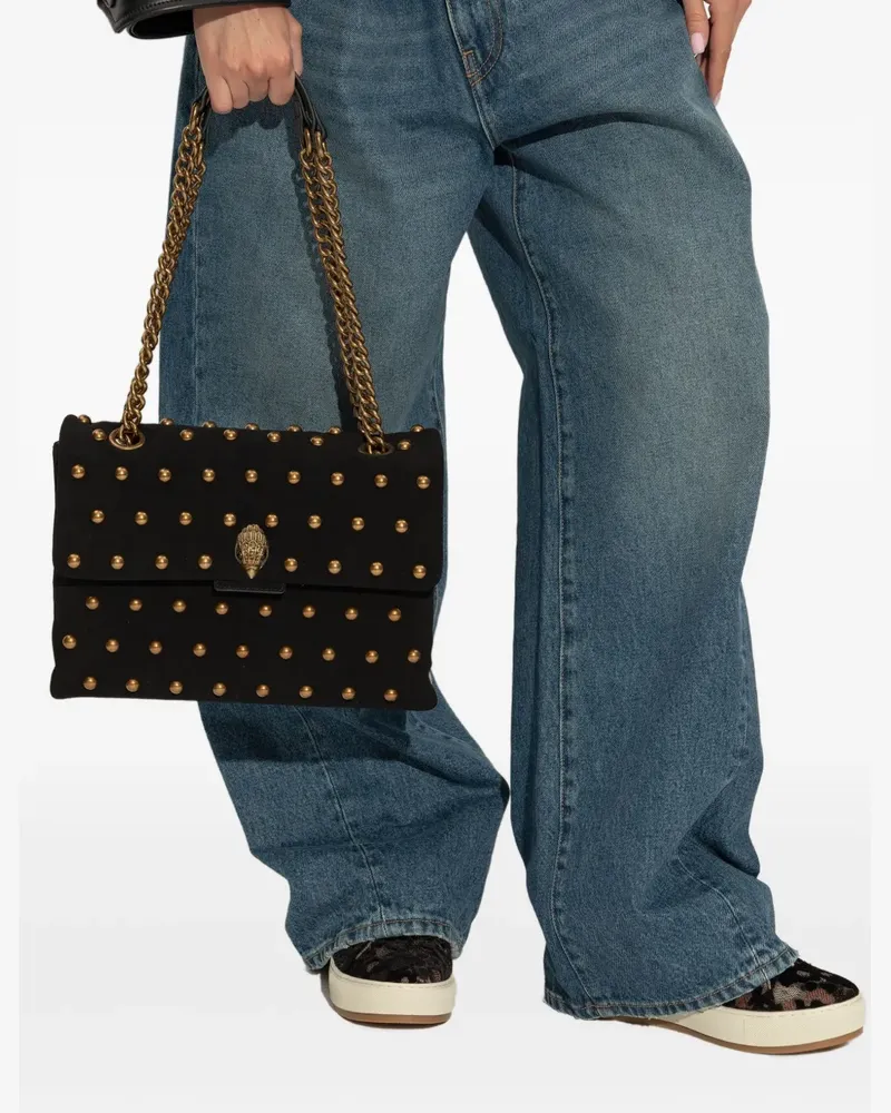 Kurt Geiger Kensington 3 Pouch studded shoulder bag - Schwarz Schwarz