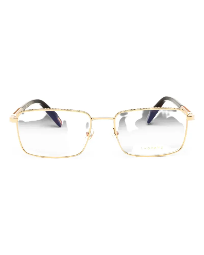 Chopard rectangle-frame glasses - Gold Gold