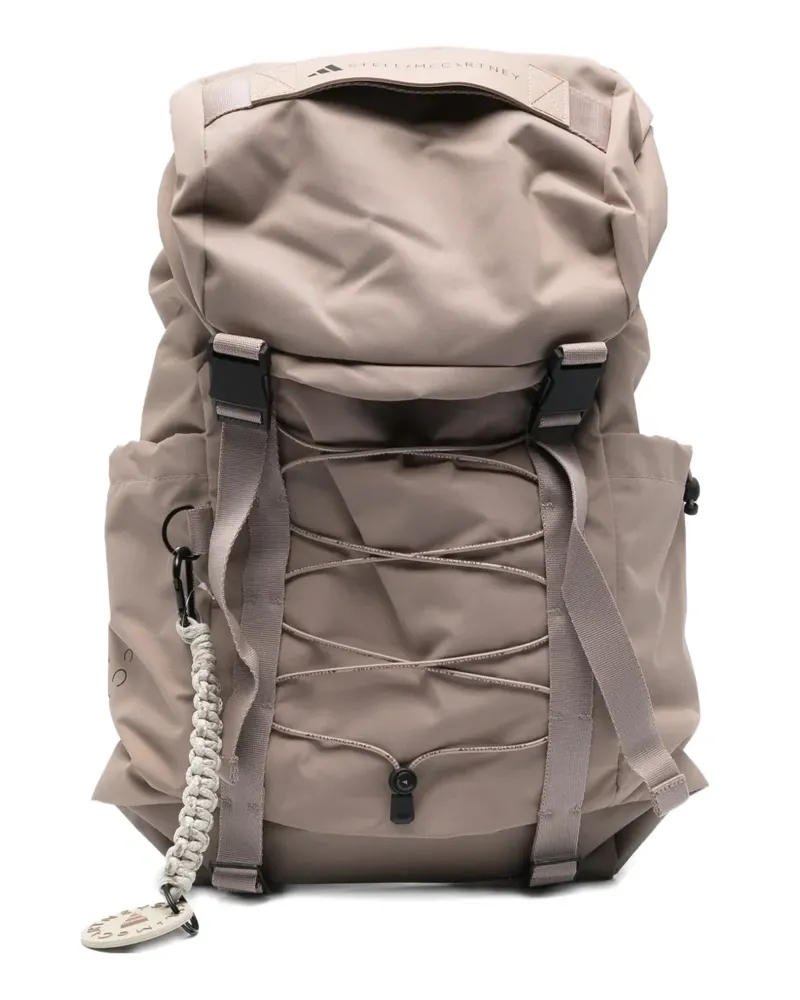 adidas drawstring-fastening backpack - Nude Nude