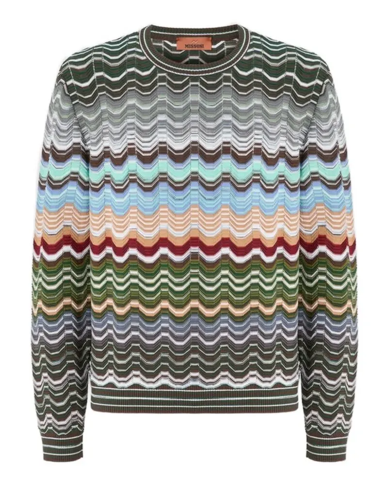 Missoni Pullover mit Rundhalsausschnitt - Grün Grün