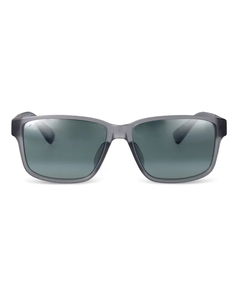 Maui Jim Sonnenbrille mit eckigem Gestell - Grau Grau