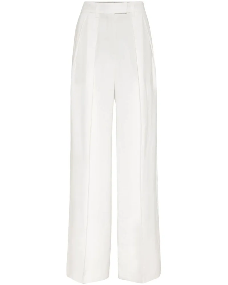 Brunello Cucinelli Hose mit weitem Bein - Weiß Weiß
