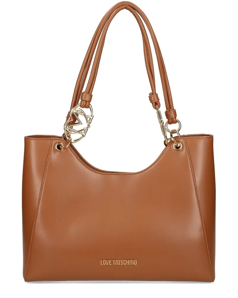 Moschino Jewel Tote Bag - Braun Braun