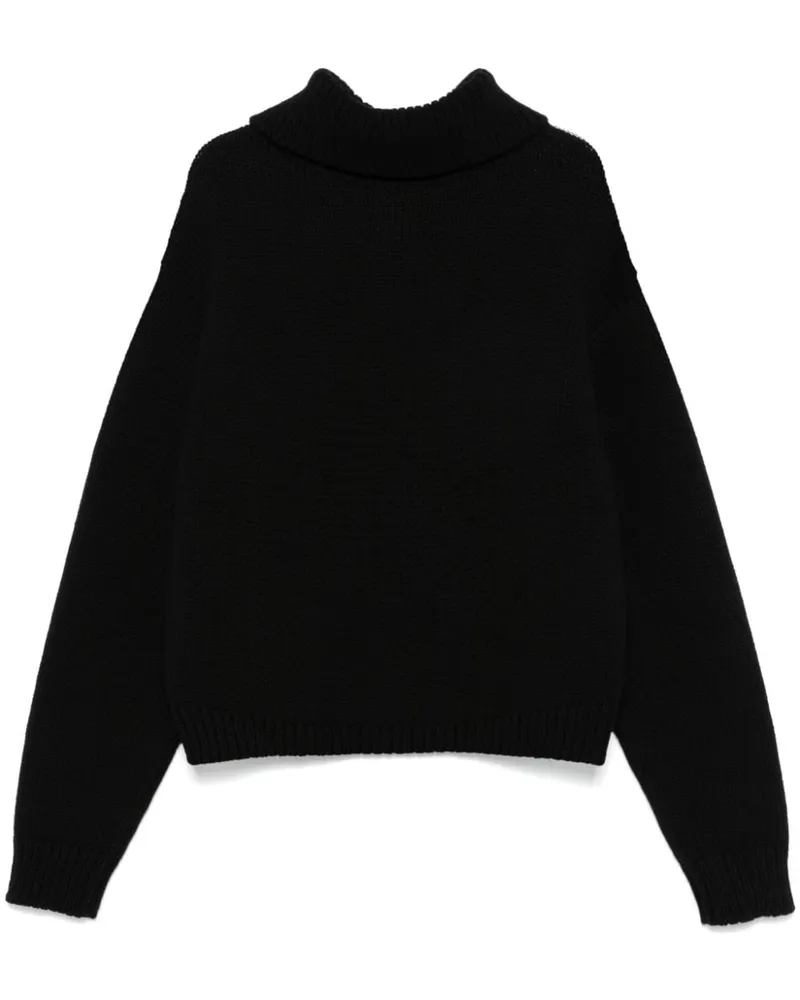 AIREI Pullover mit Rollkragen - Schwarz Schwarz