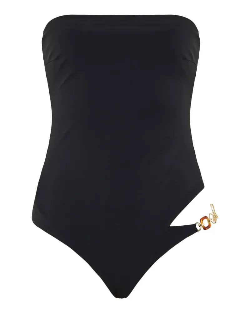Christopher Esber embellished cut-out swimsuit - Schwarz Schwarz
