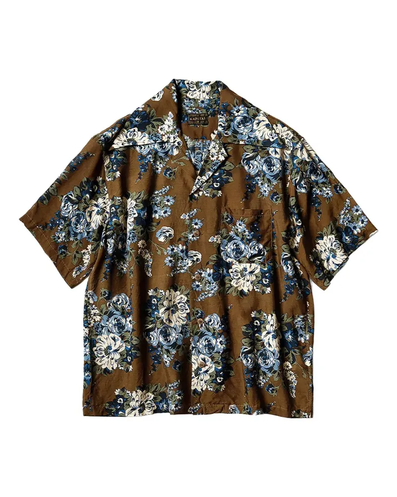 KAPITAL Maria Aloha floral-print shirt - Braun Braun