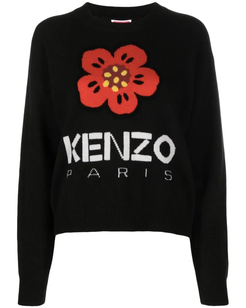 Kenzo Boke Flower Pullover - Schwarz Schwarz