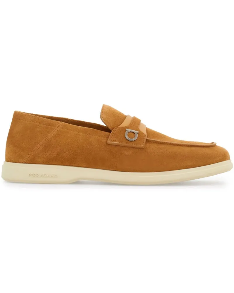 Ferragamo Loafer mit Gancini-Spange - Nude Nude