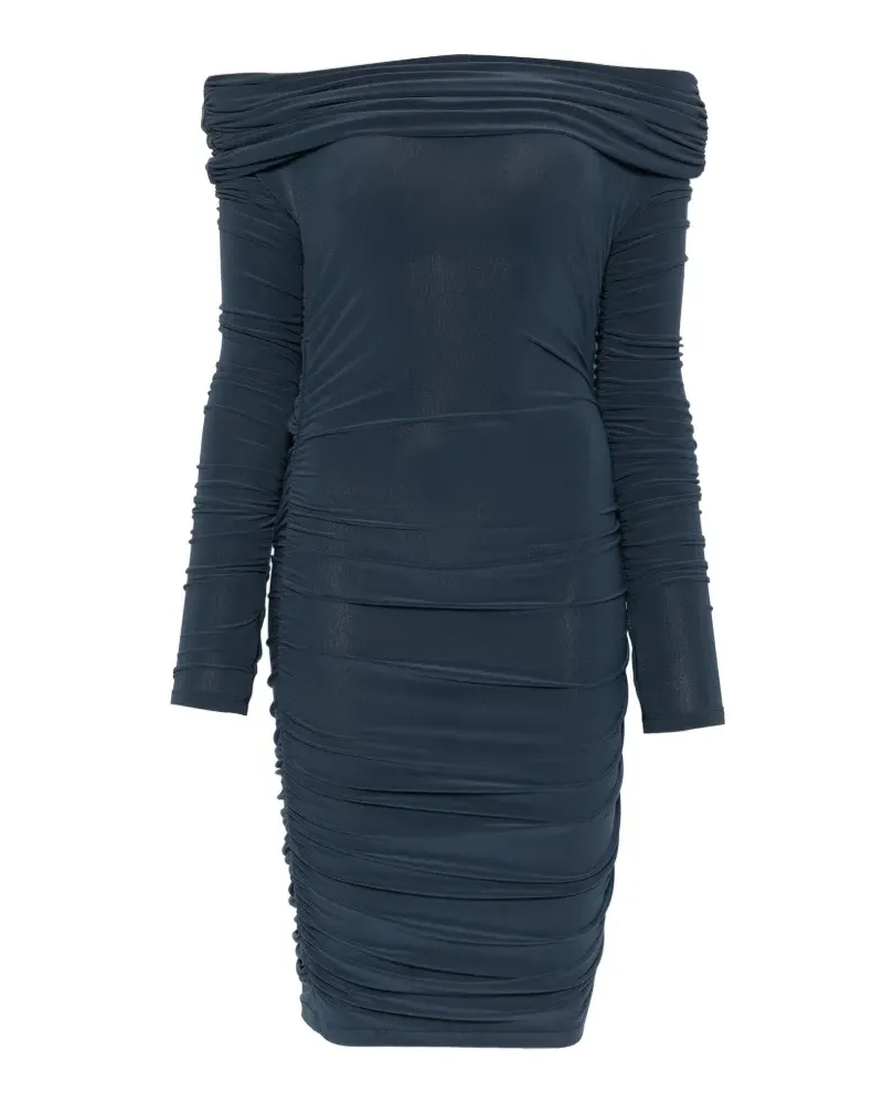 Patrizia Pepe Schulterfreies Kleid - Blau Blau