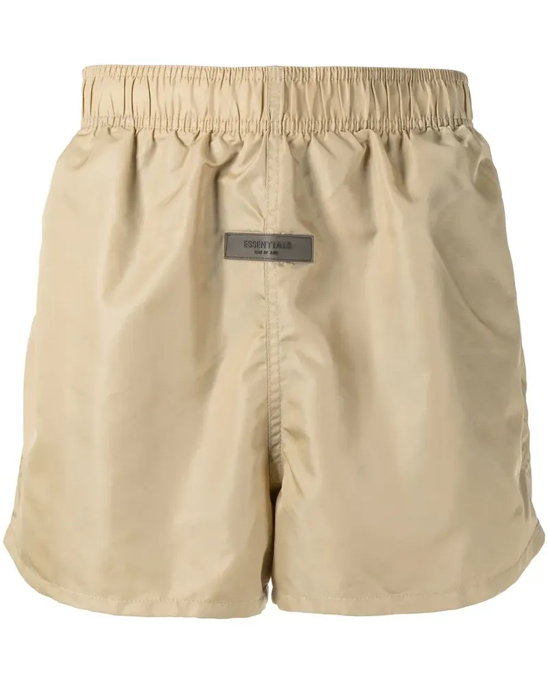 Fear of God Joggingshorts mit Logo-Patch - Nude Nude