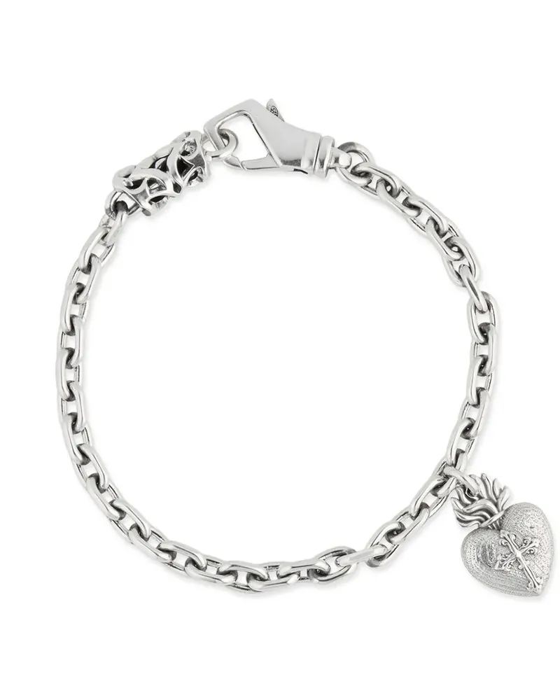 Emanuele Bicocchi Sacred Heart Armband - Silber Silber