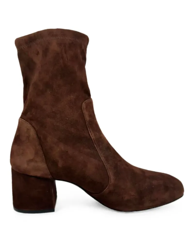 Stuart Weitzman Sleek 60 suede ankle boots - Braun Braun