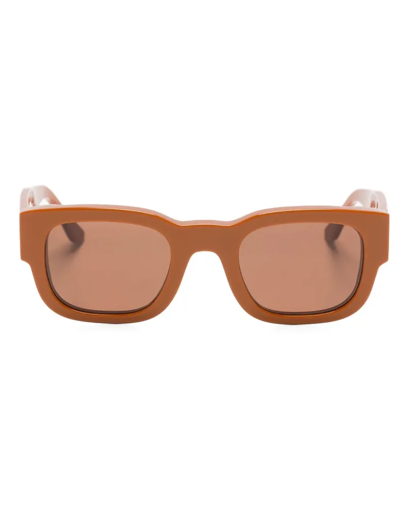 Thierry Lasry Foxxxy rectangle-frame sunglasses - Braun Braun