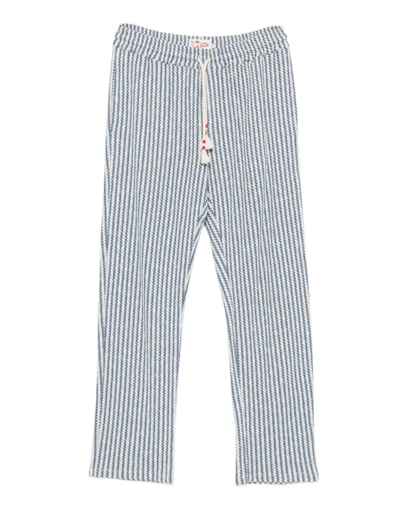 MC2 Saint Barth Gehäkelte Calais Hose mit Kordelzug - Blau Blau