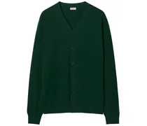 Fein gestrickter Cardigan - Grün