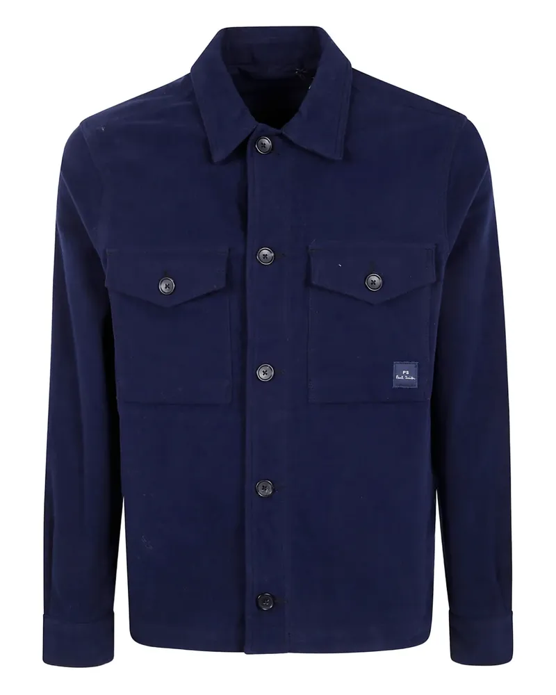 Paul Smith buttoned pocket jacket - Blau Blau