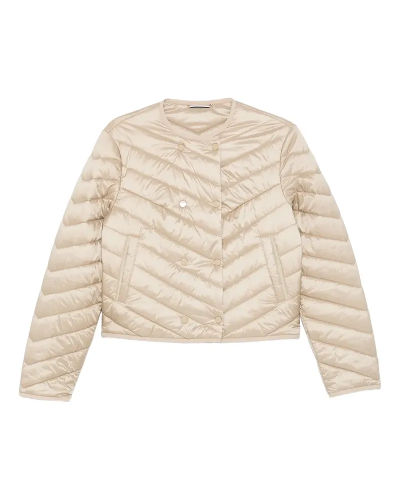 HUGO BOSS Gesteppte Pranella Jacke mit Zickzackmuster - Nude Nude