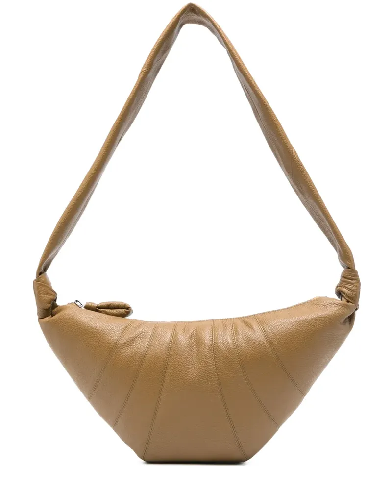 Christophe Lemaire Mittelgroße Croissant Schultertasche - Braun Braun