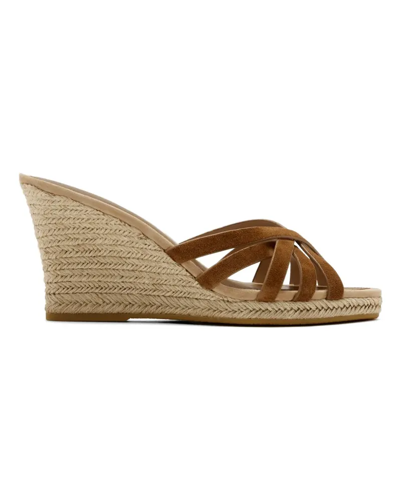 Veronica Beard Phylina espadrille wedge sandals - Braun Braun