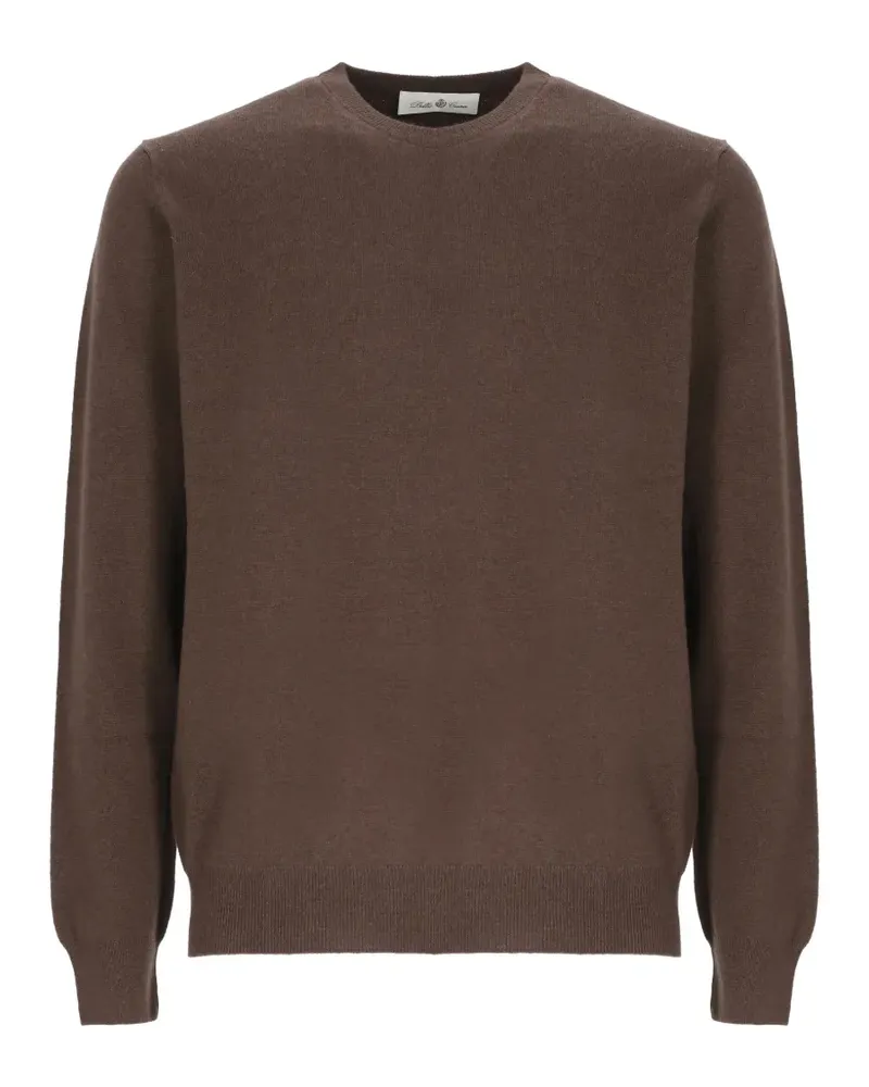 Della Ciana Fein gestrickter Pullover - Braun Braun