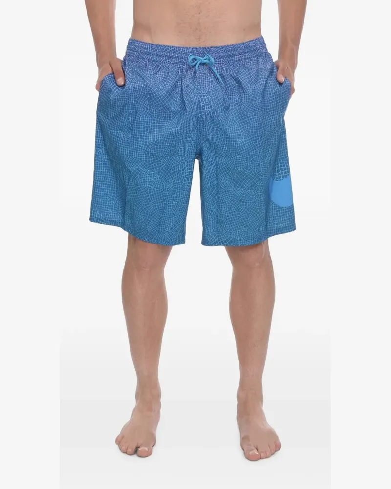 Nike Grid Swoosh Badeshorts - Blau Blau