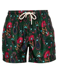 PENINSULA Casablanca Badeshorts mit Paisley-Print Grün