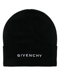 Givenchy Beanie mit Logo-Stickerei Schwarz