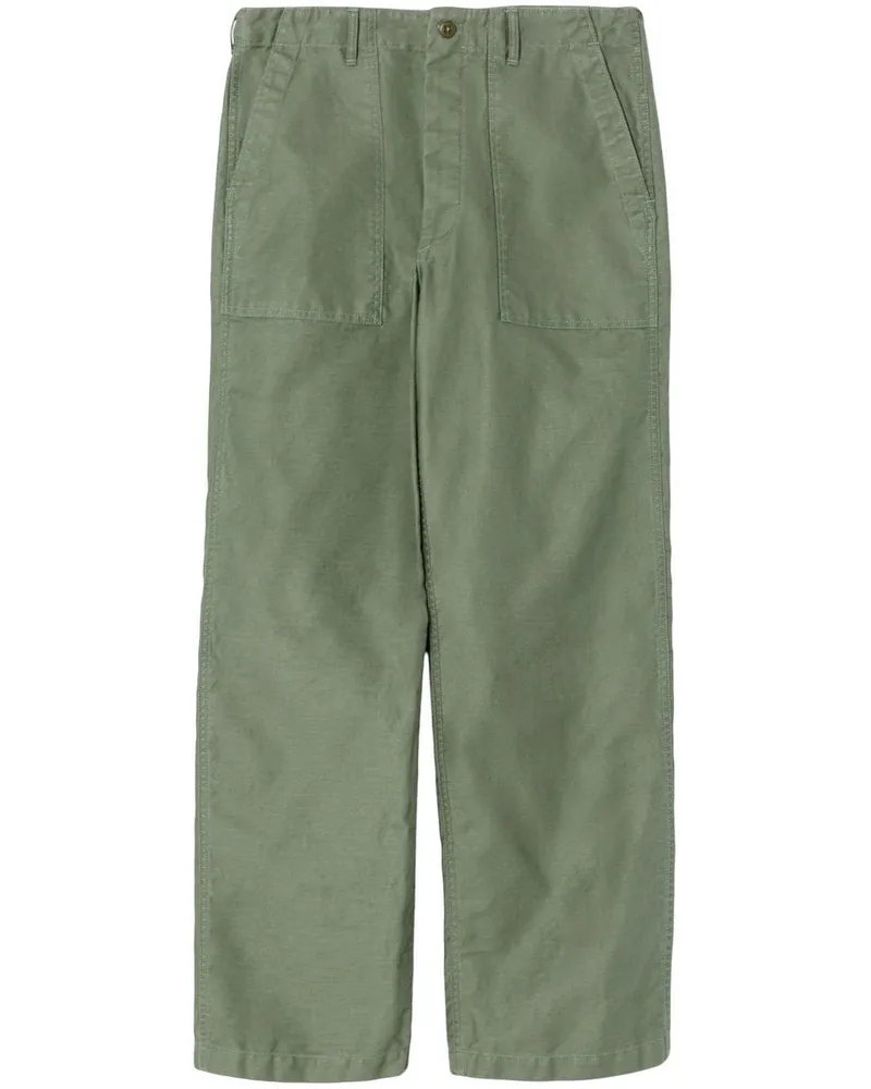 RE/DONE Hose im Utility-Look - Grün Grün