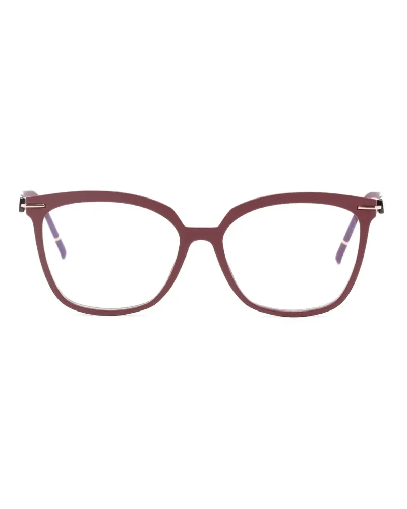 Silhouette Brille mit eckigem Gestell - Violett Violett