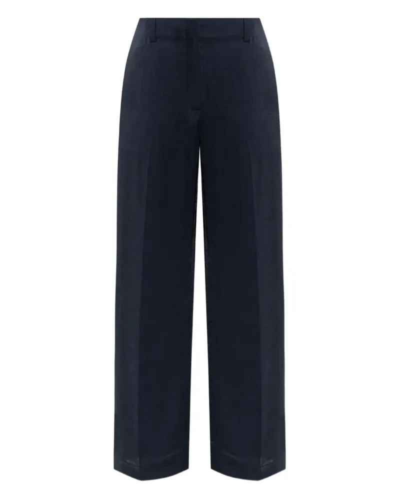 Theory Hose aus Satin - Blau Blau