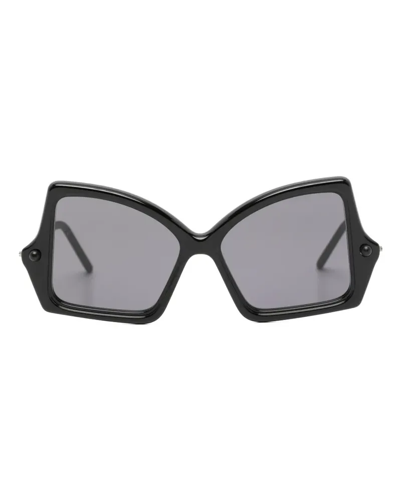 KUBORAUM geometric-frame sunglasses - Schwarz Schwarz