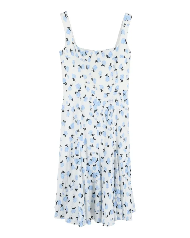 EMILIA WICKSTEAD Dena Kleid mit Blumen-Print - Weiß Weiß