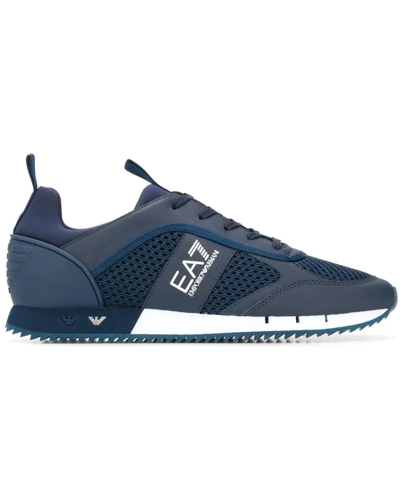 EA7 Sneakers mit Logo - Blau Blau