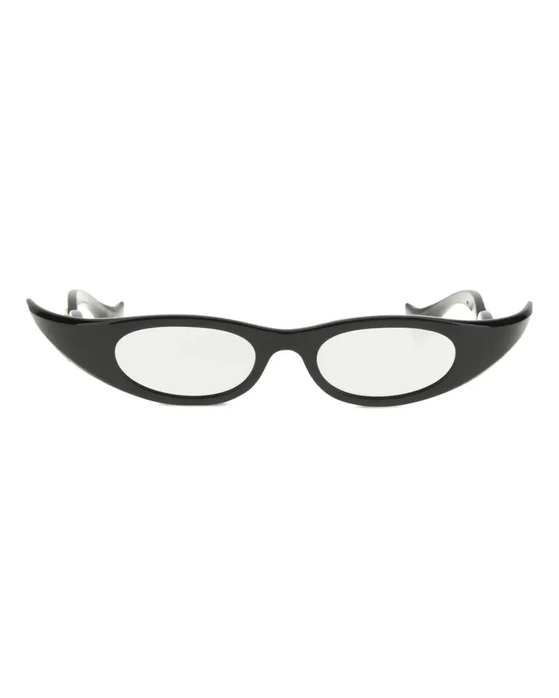 Valentino Garavani VLogo cat-eye frame sunglasses - Schwarz Schwarz