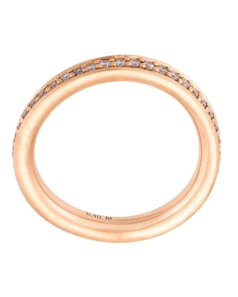 Alinka 18kt 'Tania' Rotgoldring mit Diamanten - Blau Blau