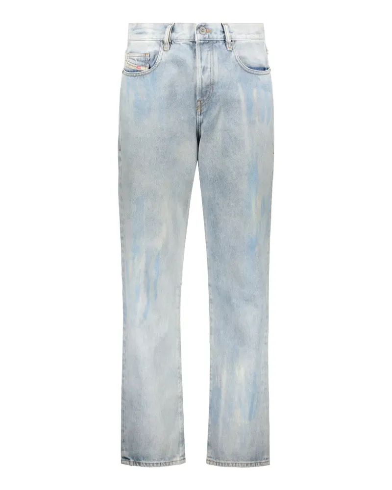 Diesel Gerade Jeans im Five-Pocket-Design - Blau Blau