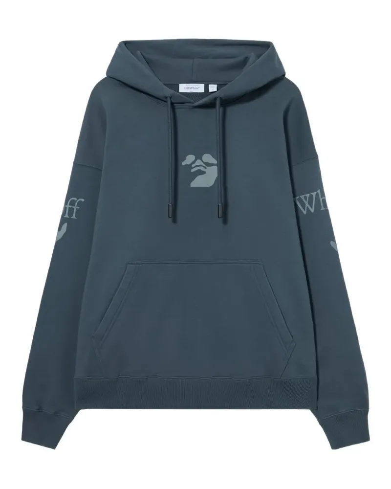 OFF-WHITE Swimming Logo Skate hoodie - Blau Blau