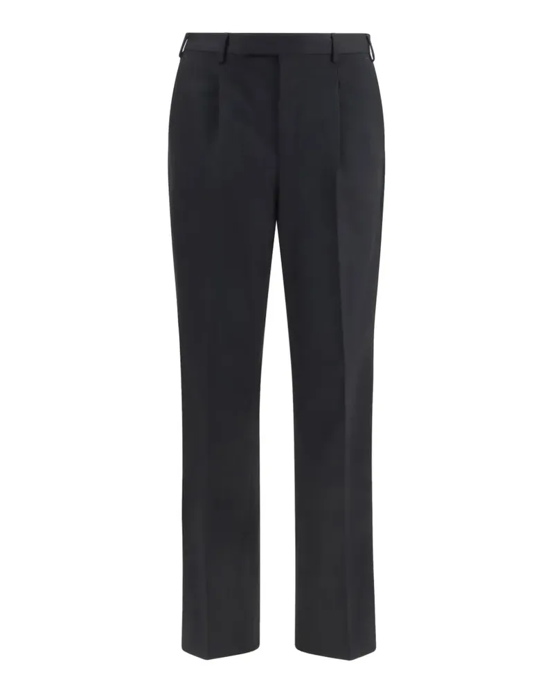 PT TORINO Samuel double-pleated trousers - Schwarz Schwarz