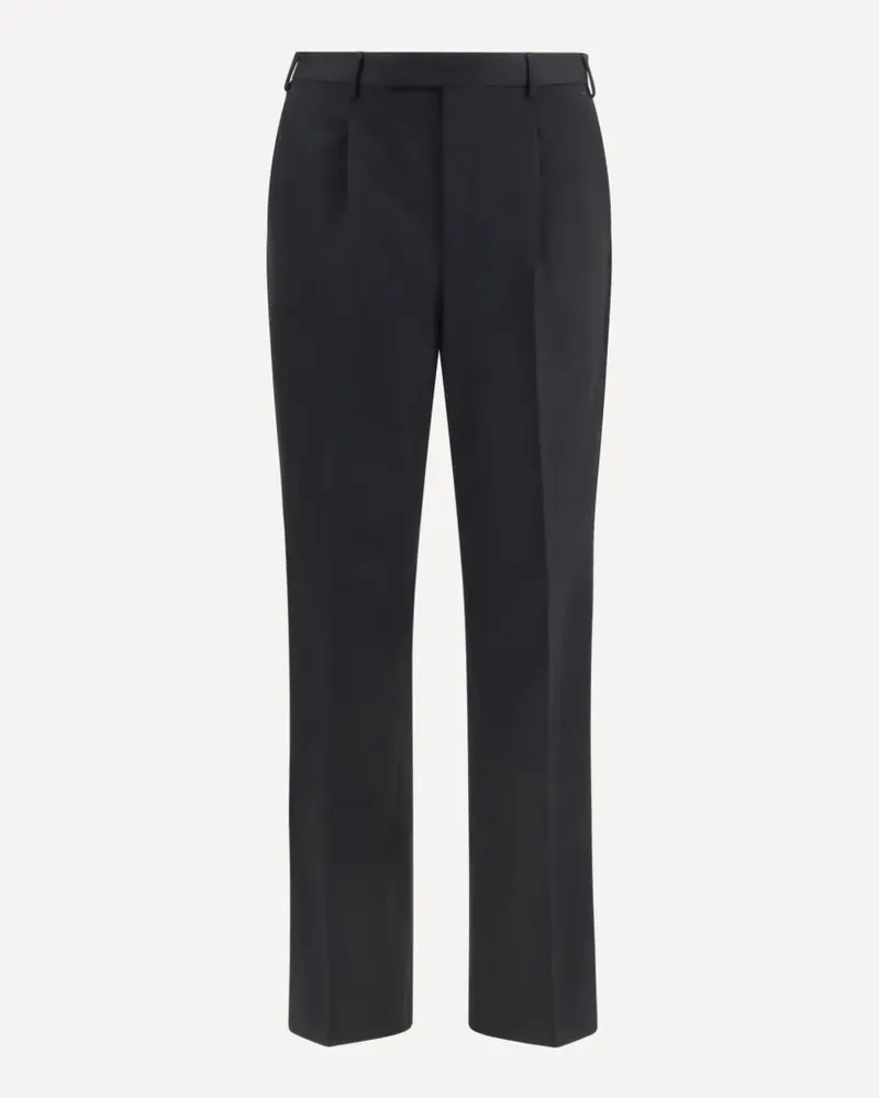 PT TORINO Samuel double-pleated trousers - Schwarz Schwarz