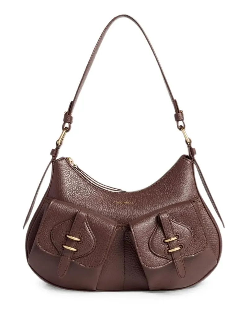 Coccinelle small Mavery Pocket shoulder bag - Braun Braun
