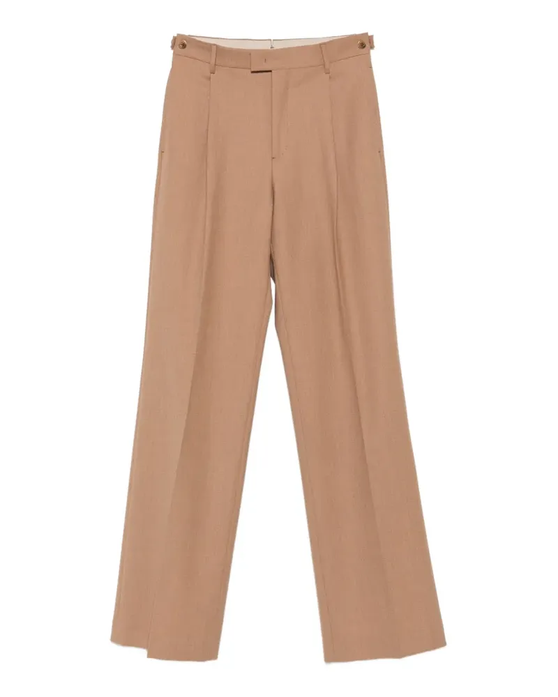 Berwich Klassische Bundfaltenhose - Nude Nude